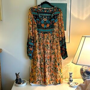 Floral Long Sleeve Dress